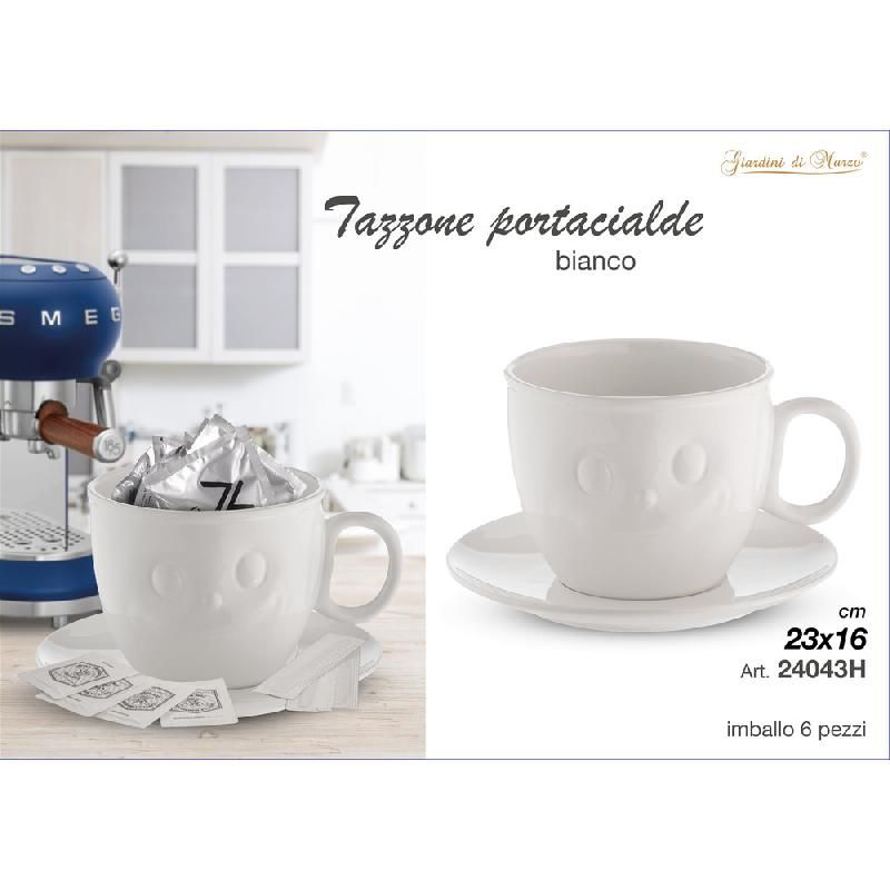 PORTACIALDE TAZZONE SORRISO BIANCO
