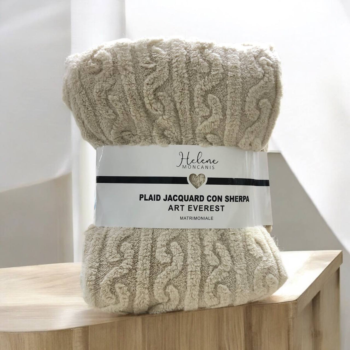 Plaid matrimoniale - Beige