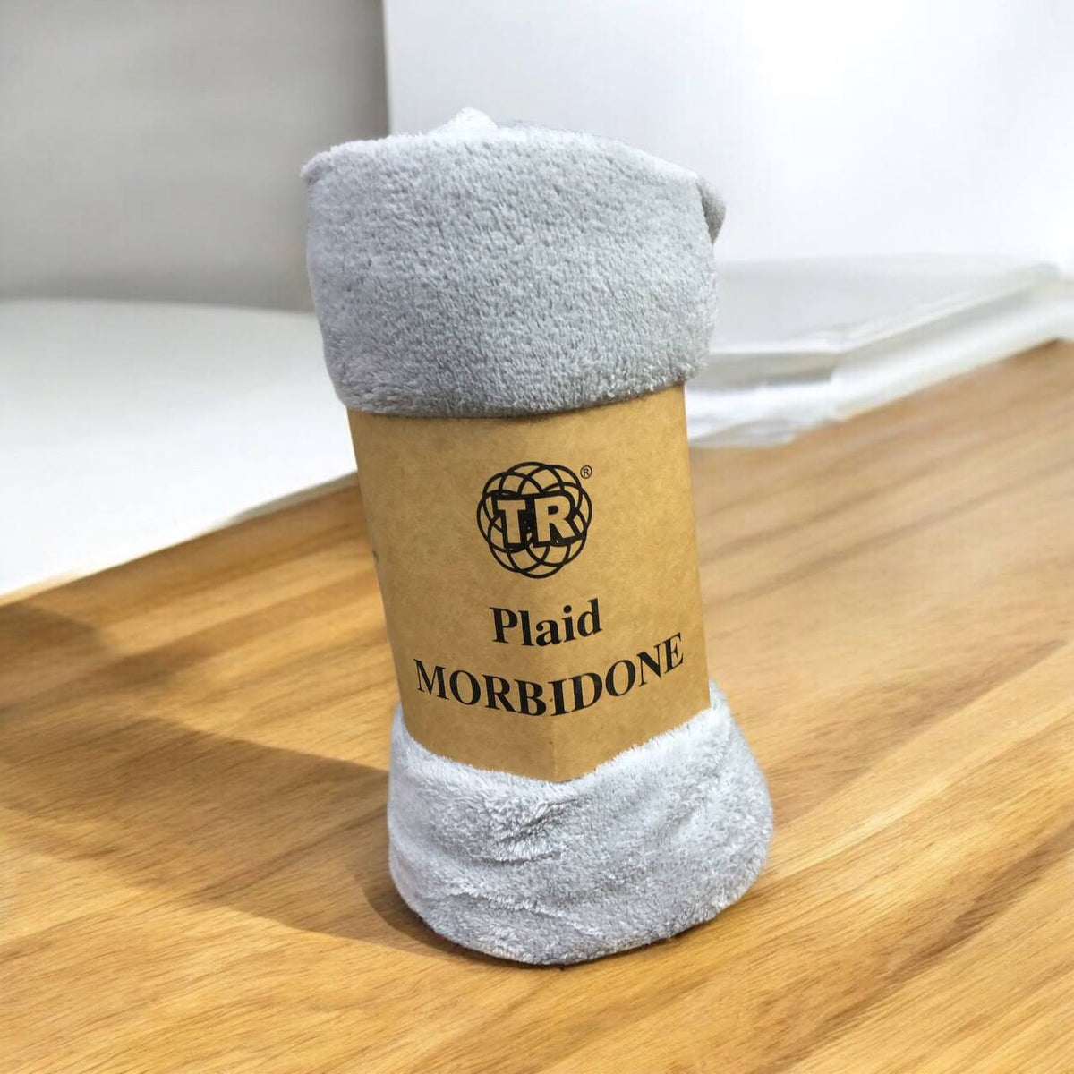 Plaid morbidone 130x160 - Grigio