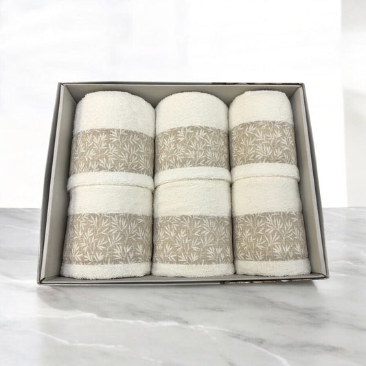 Set asciugamani  3 pezzi viso 3 pezzi ospite - BEIJE