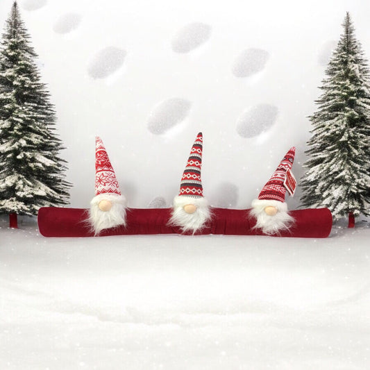 Paraspifferi natalizio con gnomi 50cm