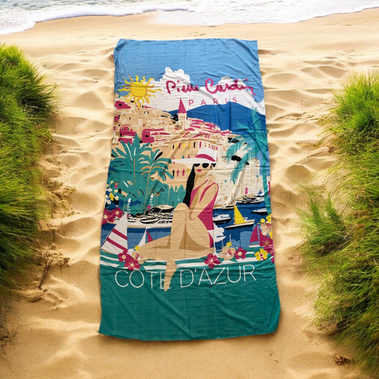 TELO MARE PAREO PIERRE CARDIN - COSTA AZZURRA-SKU0992