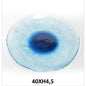 BLU DEGRADE CENTROTAVOLA IN VETRO ONDA 40XH4,5-SKU12762