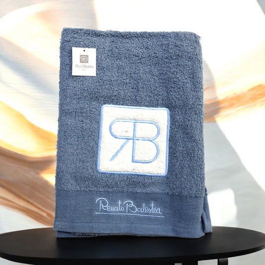 Set asciugamani 1+1 100% RENATO BALESTRA - blu-SKU68294