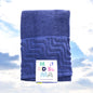 Set asciugamani 1+1 100% MORBIDISSIMA - blu notte-SKU7769