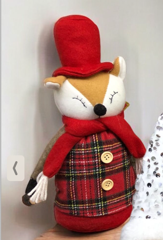 Fermaporte natalizi: Gatto - Pupazzo di neve - Fatina - Gnomo bianco - Orsacchiotta