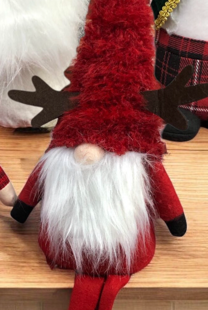 Fermaporte Gnomi: gnomo grigio - gnomo barbuto - orsetto - babbonatale - gnomo seduto